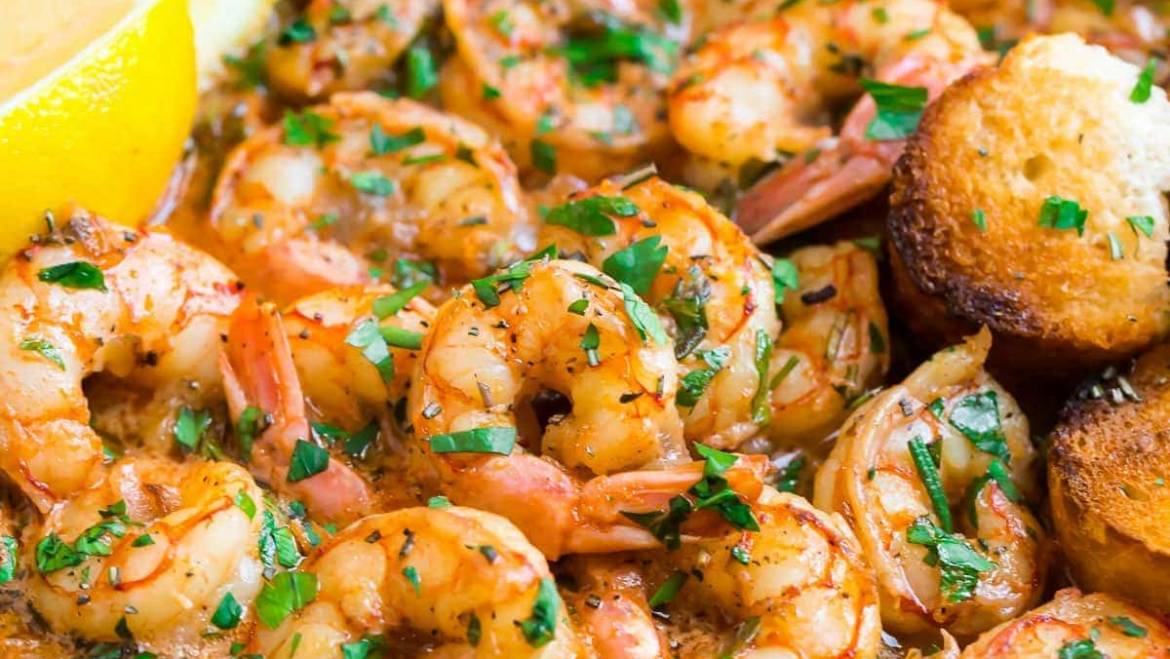 Receta de gambas con ajo y mantequilla