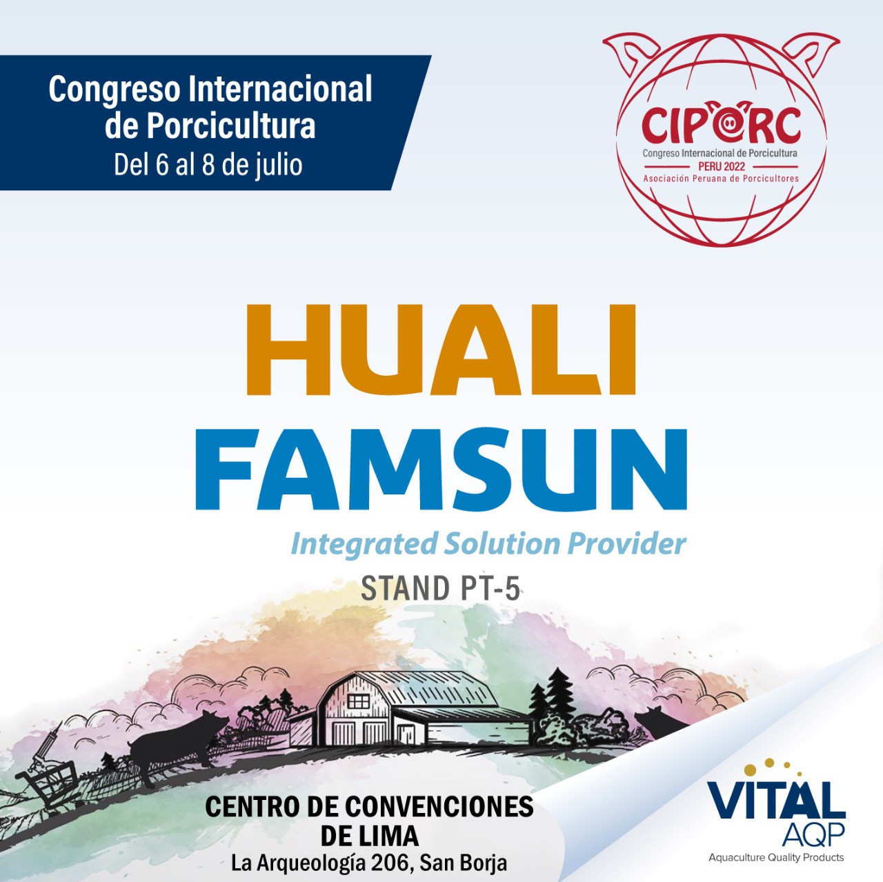 HUALI FAMSUN en el Congreso Internacional de Porcicultura