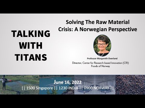 Solución de crisis de materia prima: una perspectiva Noruega, Profesora Margareth Overland