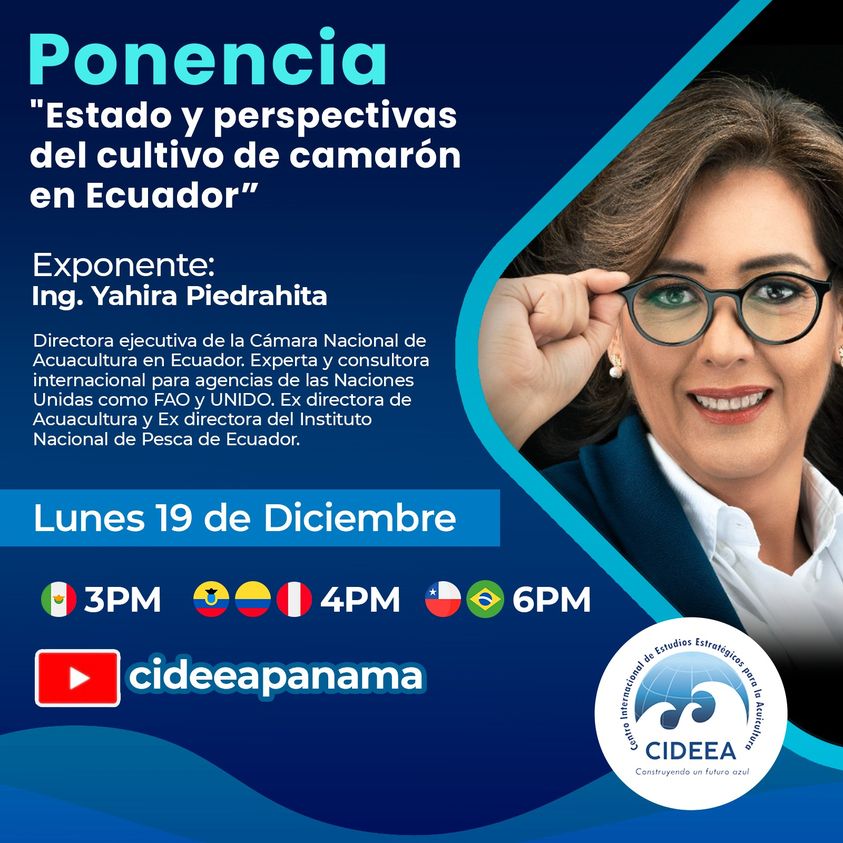 Ponencia “Estado y perspectivas del cultivo de camarón en Ecuador”