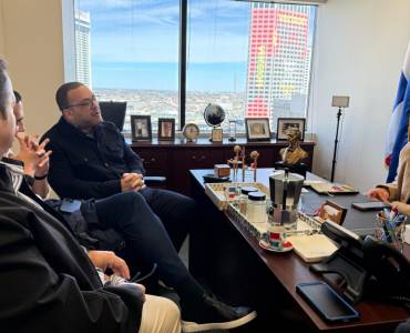 Cónsul en New Orleans recibe comisión de Codopesca en el marco de la Trienal de Acuicultura