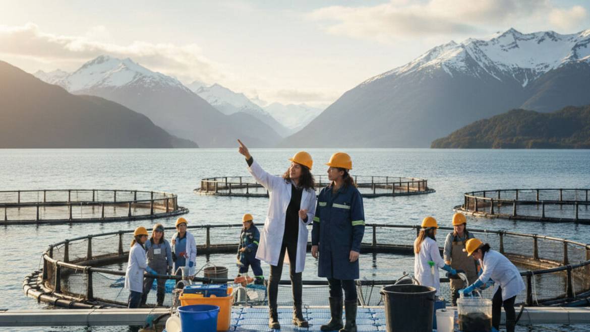 Chile y Brasil impulsan estudio conjunto sobre la participación de mujeres en la acuicultura
